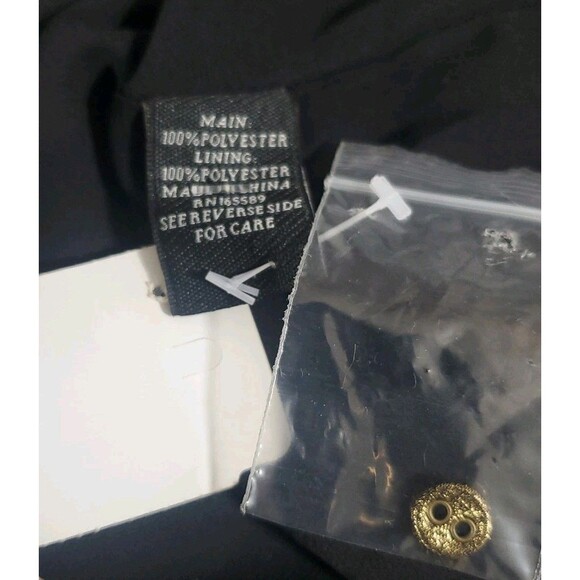 la Joie 18W Button Front Closure Gold Tiered Free Flowing Midi or Maxi Dress - Picture 11 of 15